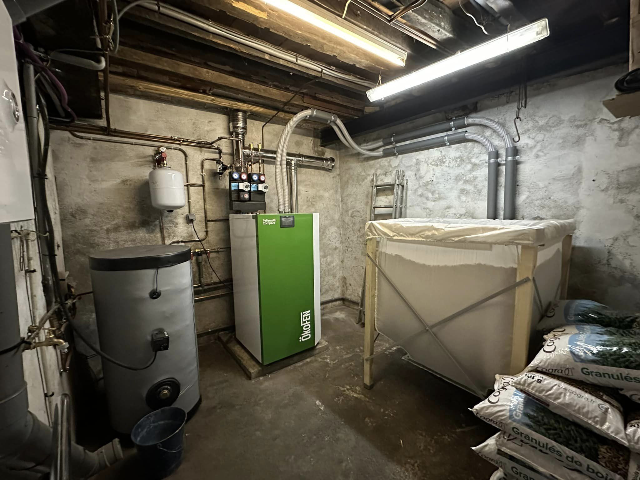 Chaudière à granulés Okofen au Boulou